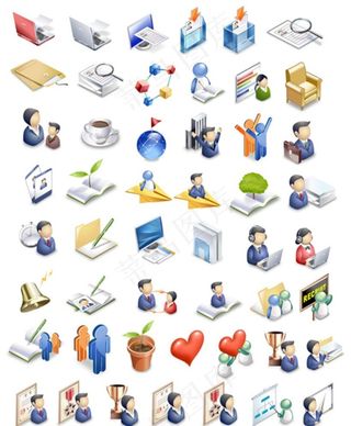 工作人物图标图片