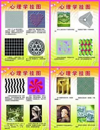 心理学挂图图片