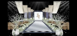 莫兰迪色韩式婚礼图片