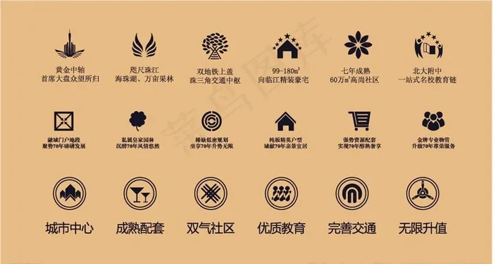 房地产图标 小图标 标志图标图片ai矢量模版下载