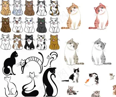 猫 素材图片