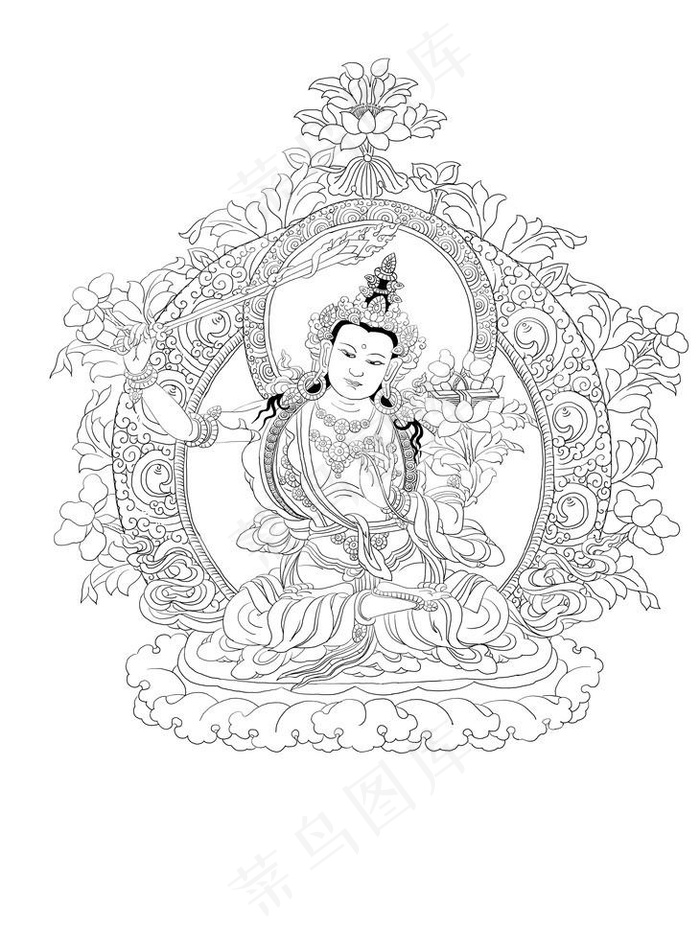 文殊菩萨图片