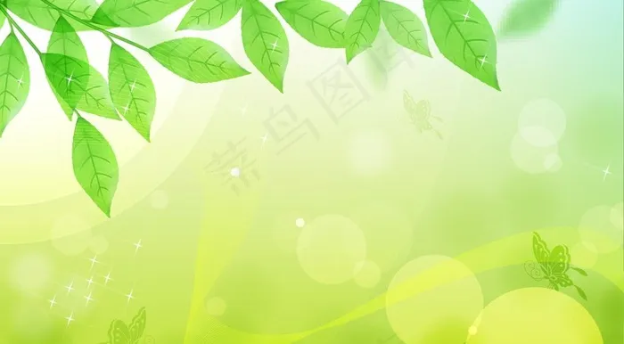 绿色背景图片ai矢量模版下载