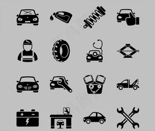 汽车维修图标图片