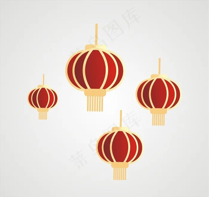 灯笼图片cdr矢量模版下载