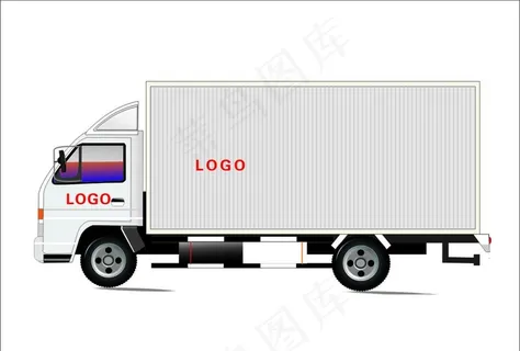 厢式货车矢量素材图片 厢式货车矢量素材图片