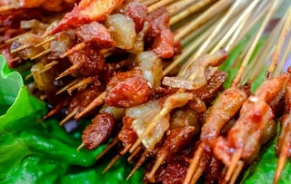 油炸小串串图片