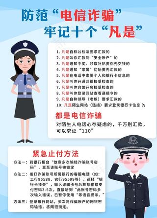 防治电信网络诈骗宣传知识图片