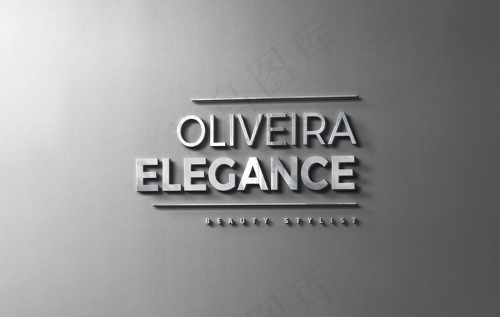 logo样机 立体效果 标志贴图片