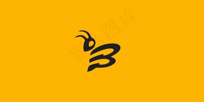 蜜蜂logo图片ai矢量模版下载