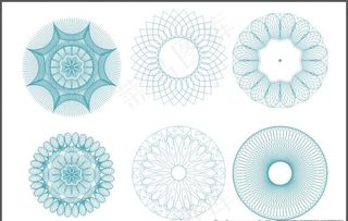 票据防伪花纹 防伪底纹图片