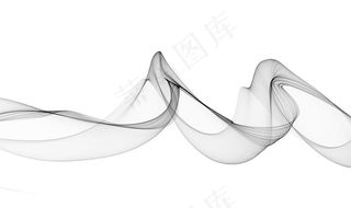 手绘抽象彩色烟雾线条图片