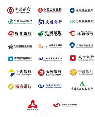 银行标志图片