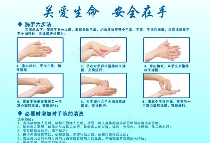 关爱生命 安全在手图片cdr矢量模版下载