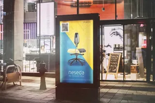 城市户外广告牌样机模型图片