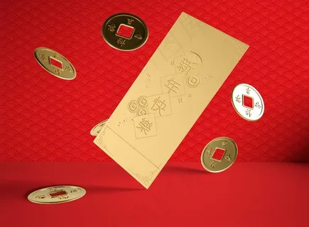 2020 新年红菜鸟图库片