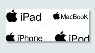 苹果LOGO矢量图图片