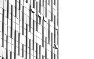 城市大楼云层建筑背景素材图片