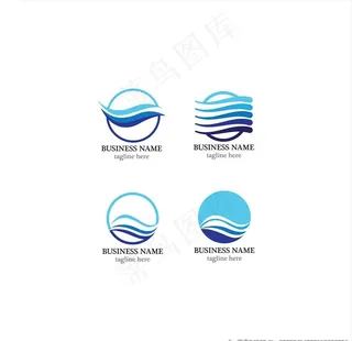 水波纹图标图片