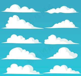 矢量白云图片
