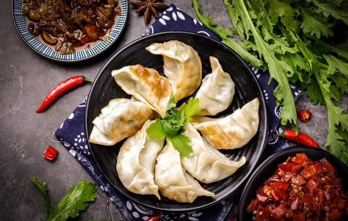 煎饺图片