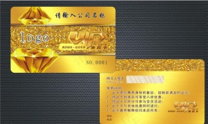 vip金色卡片名片图片