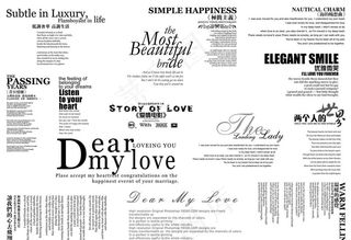 英文 排版 字体 短句 素材图片