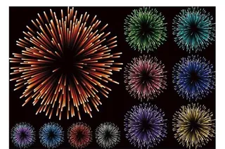 烟花 矢量烟花图片