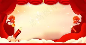红色背景图片