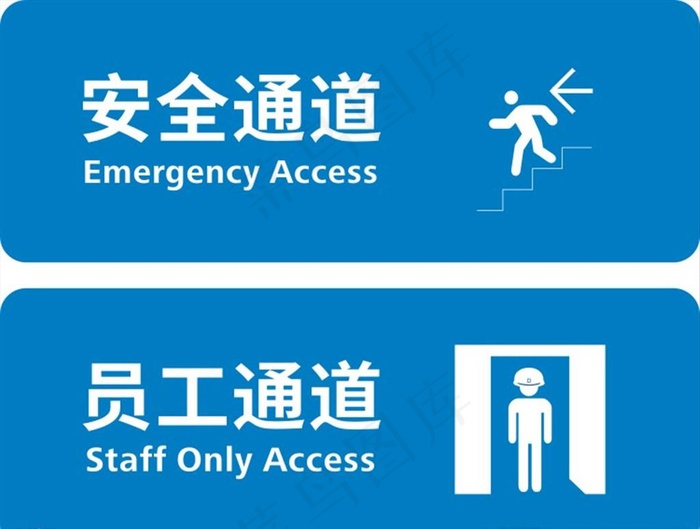 安全通道员工通道图片cdr矢量模版下载