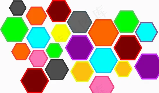 蜂窝六边形图片