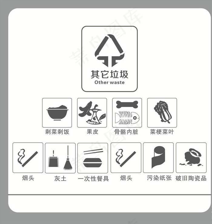 其他垃圾图片cdr矢量模版下载