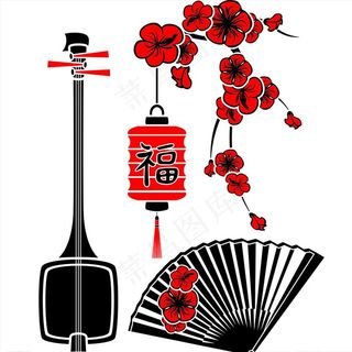 日本乐器元素图片