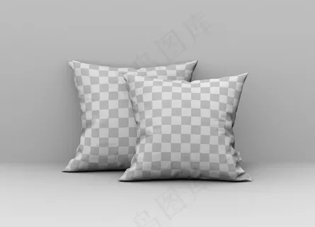 方形抱枕样机图片