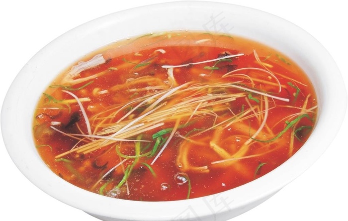 酸辣肚丝汤图片