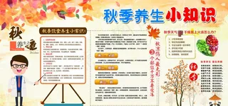 秋季养生小知识图片