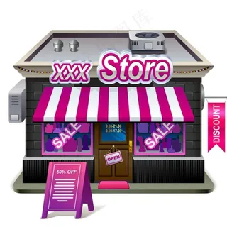 商铺建筑 商店建筑 别图片