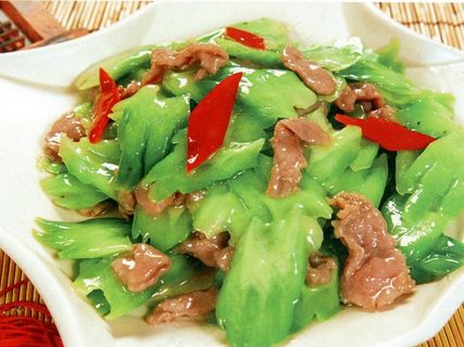 苦瓜炒牛柳图片