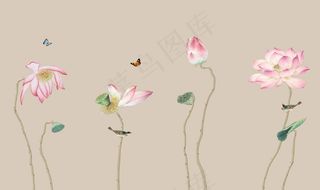 新中式背景墙图片