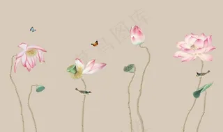 新中式背景墙图片