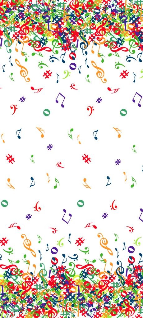 彩色音符图片
