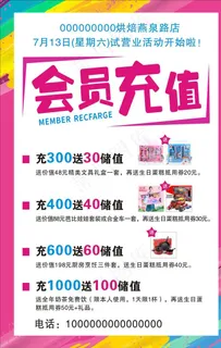 会员充值海报图片