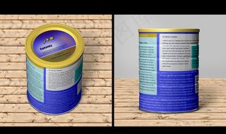 奶粉罐样机图片