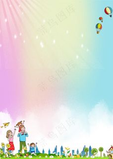 卡通彩色背景图片