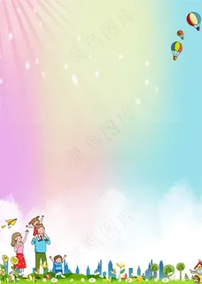 卡通彩色背景图片