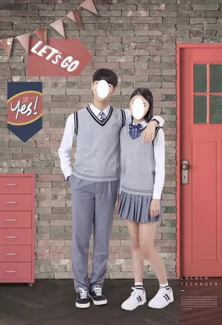 学院风服装海报设计图片