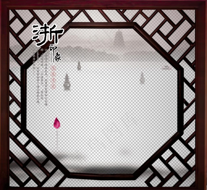古典窗格图片