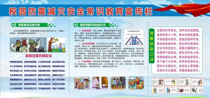 学校防震减灾图片