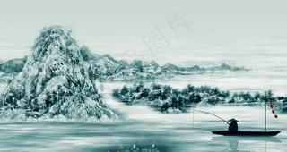 映像汉天 山居图图片