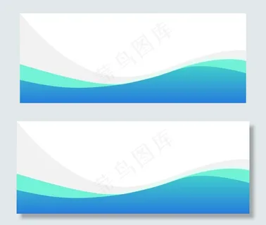 波浪底纹矢量图图片